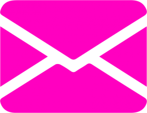 pink mail icon